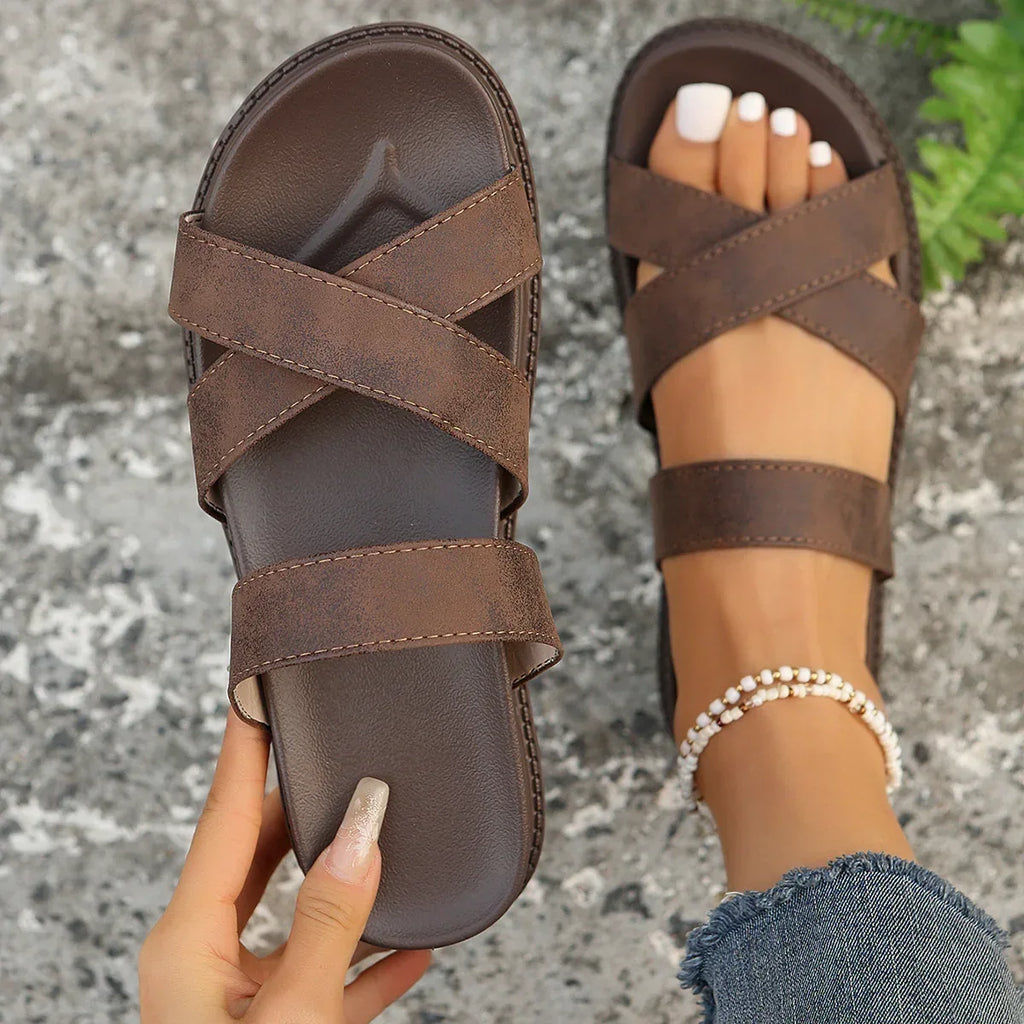 Women's Cross Sandals - Viexta