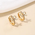 Summer Bowknot Small Cherry Versatile Earrings - Viexta