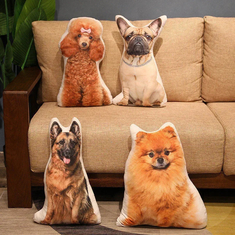Kitty Pillow Plush Toy Poodle Pomeranian Puppet Doll - Viexta