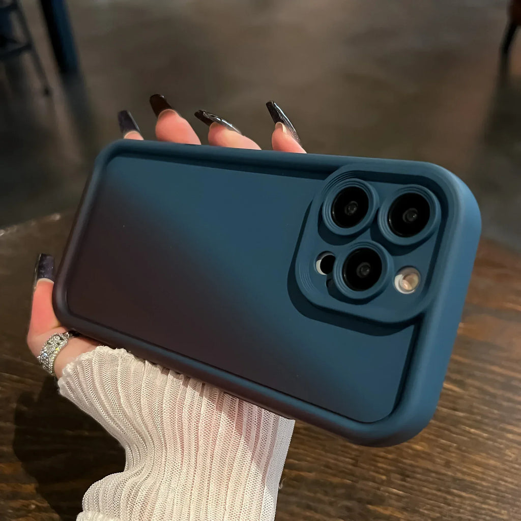 Oblique Stitching Gradient iPhone Case - Viexta