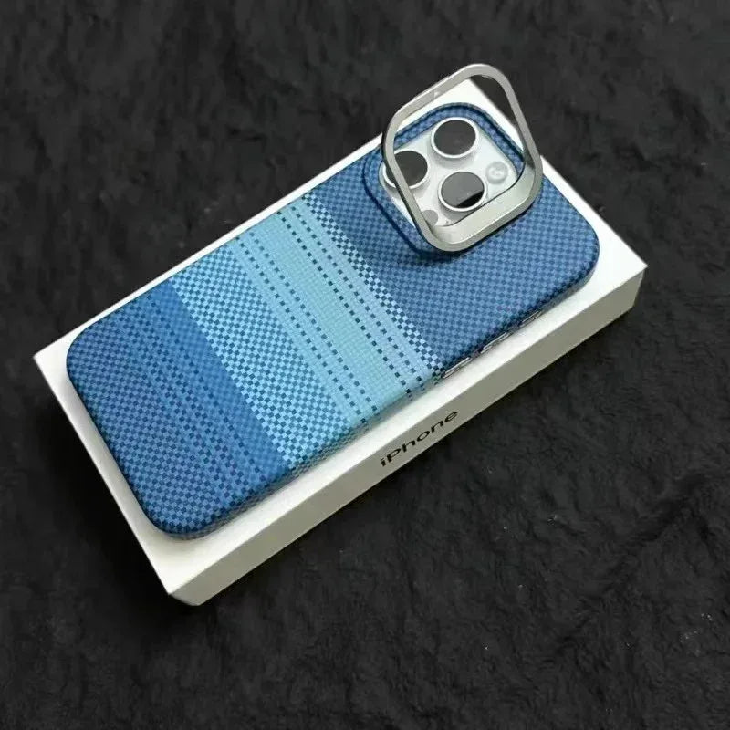 kevlar-magnetic-carbon-fiber-pattern-iphone-case - Viexta