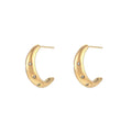 Zircon Moon Earrings - Viexta