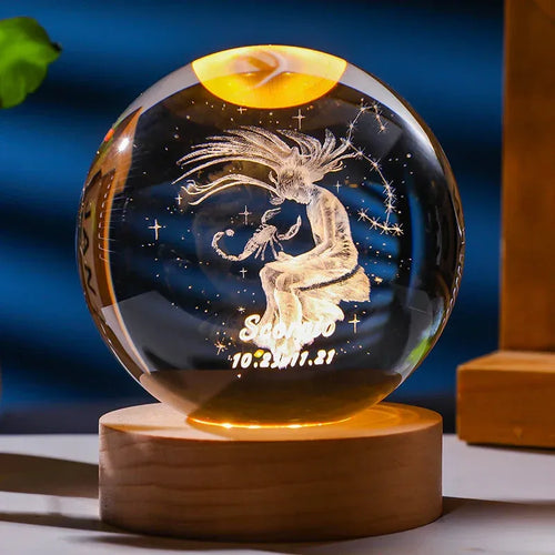 3D Constellation Crystal Ball - Viexta