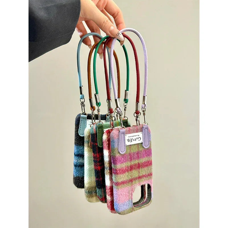 Flannel Contrast Color iPhone Case - Viexta