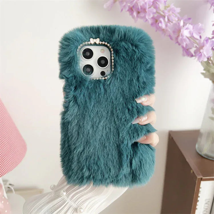 winter-plush-warm-iphone-case - Viexta