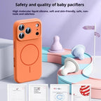 Fine Circle Magnetic iPhone Case Liquid Silicone - Viexta