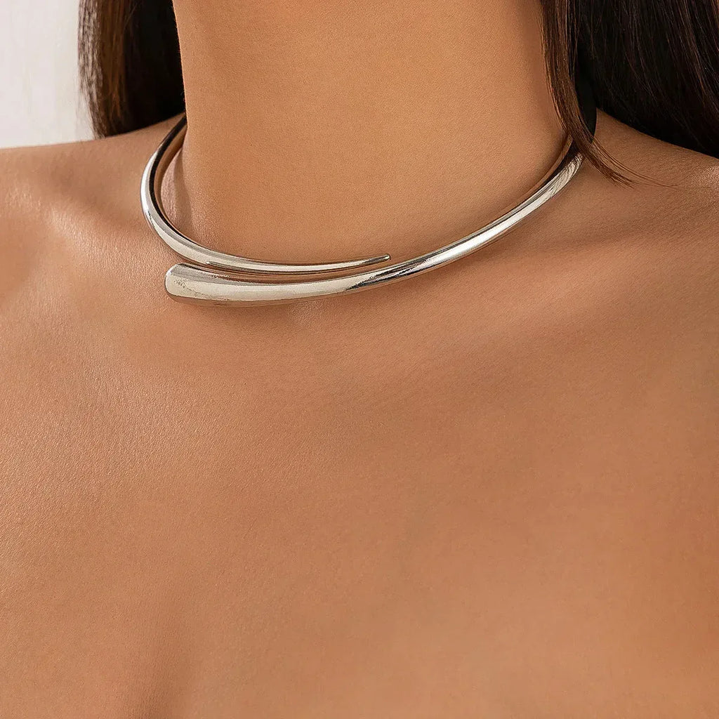 metal-glossy-jewellery-set - Viexta