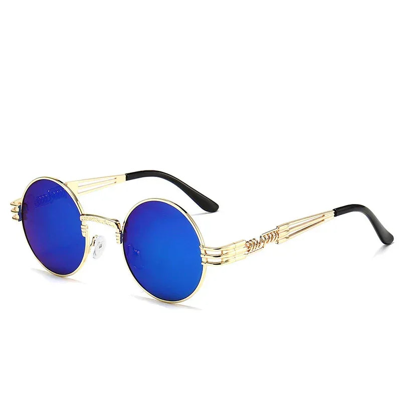 steampunk-round-frame-travel-sunglasses - Viexta