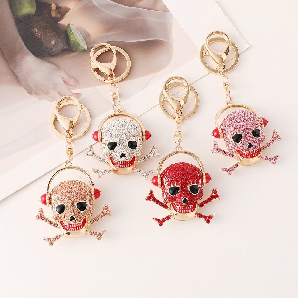 Versatile Skeleton Car Keychain Pendant