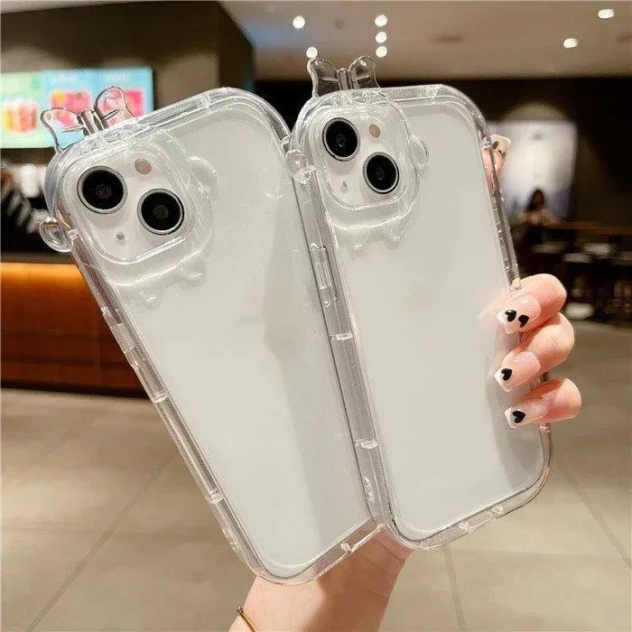 small-monster-transparent-iphone-case - Viexta