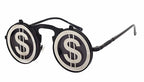 Men's Casual Retro Metal Punk Steam Flip Sunglasses - Viexta