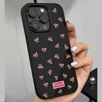 Cool Instagram Bow Silicone iPhone Case - Viexta