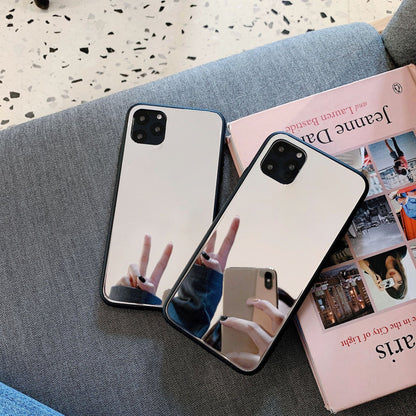 Glass Mirror iPhone Case