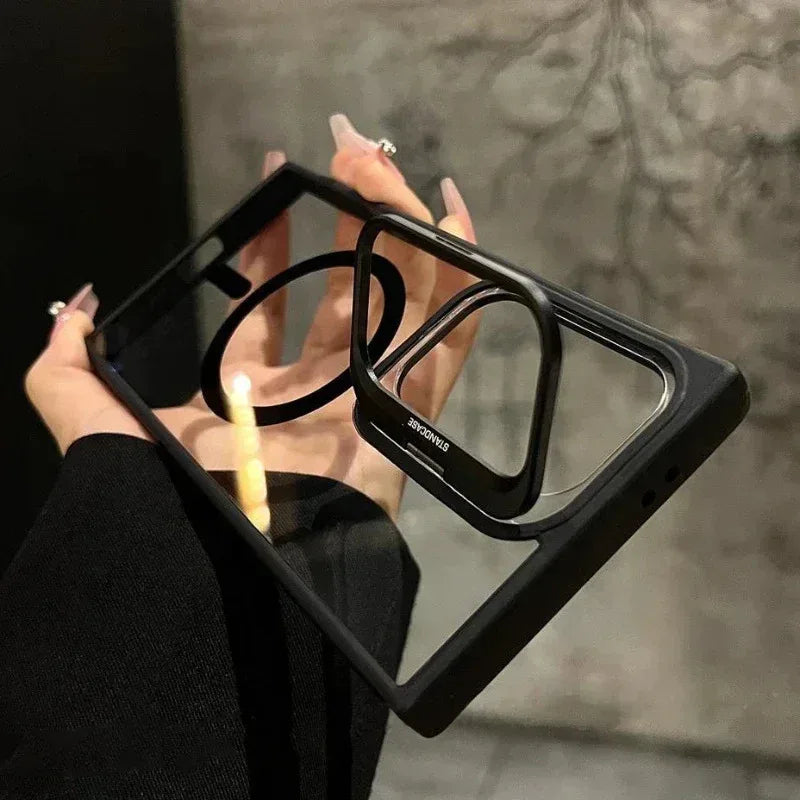 magnetic-lens-frame-metal-bracket-iphone-case - Viexta