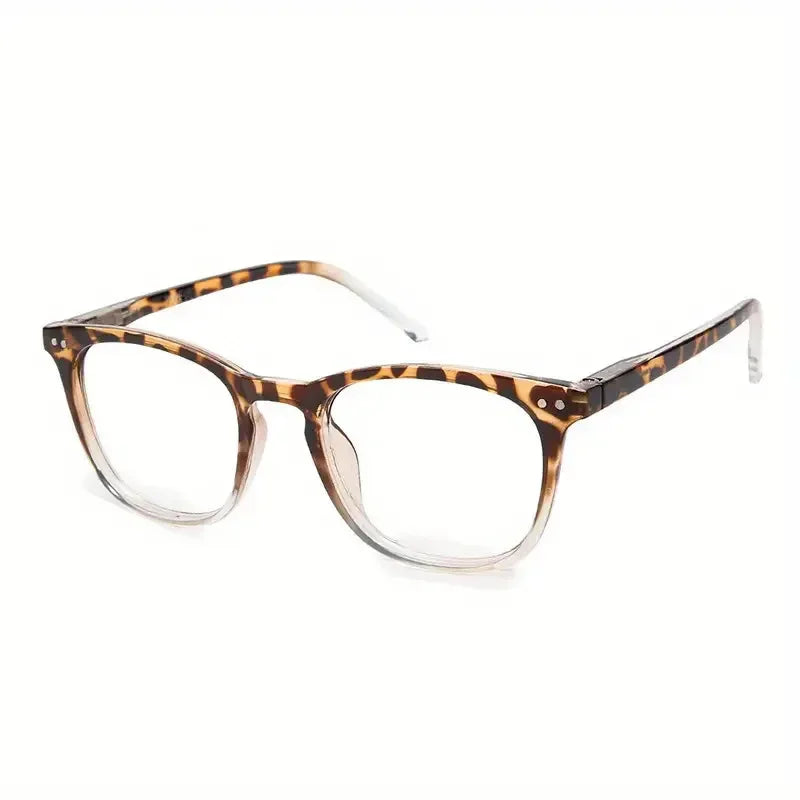 Anti Blue Light Contrast Leopard Print Sunglass - Viexta