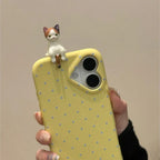 Cute Polka-dot Cat iPhone Case - Viexta