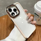 Colorful Glass Bead Lens Transparent iPhone Case - Viexta