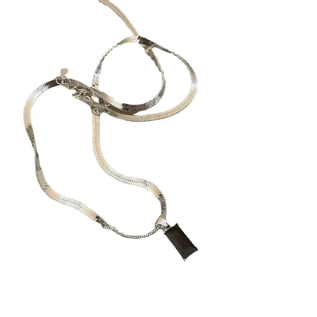 Rhinestone Snake Bones Chain - Viexta