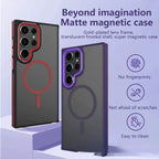 Dual-tone Soft-touch Magnetic Samsung Case - Viexta