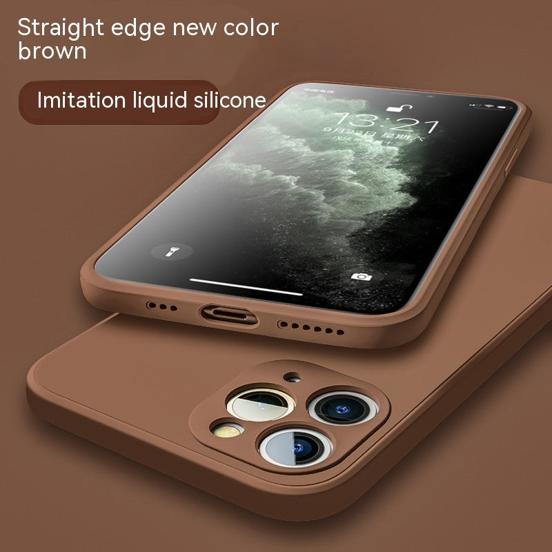 Straight Edge Silicone iPhone Case