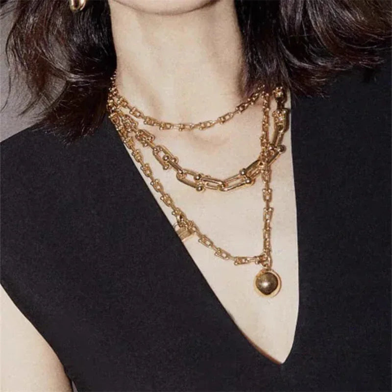 Multi-layer Irregular Necklace - Viexta