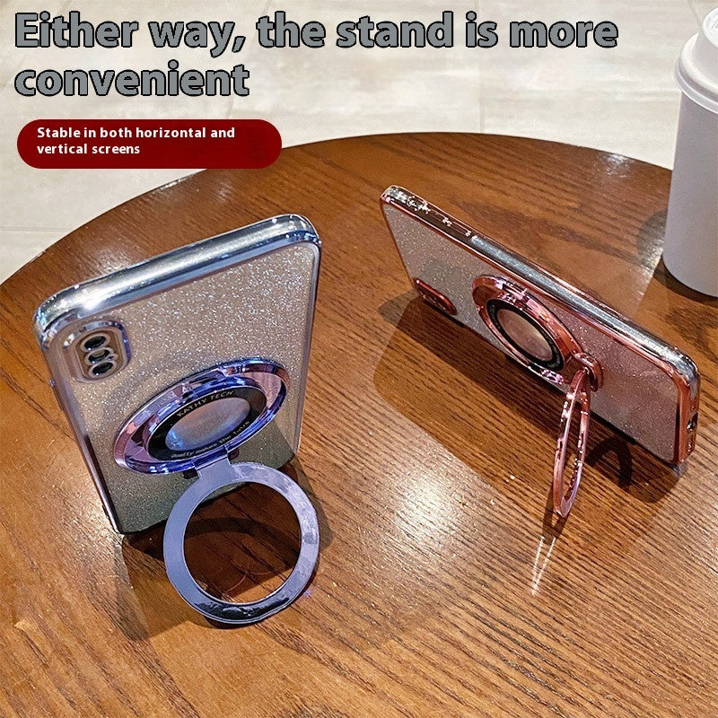 electroplating-phone-case-magnetic-bracket-samsung-gradient-case