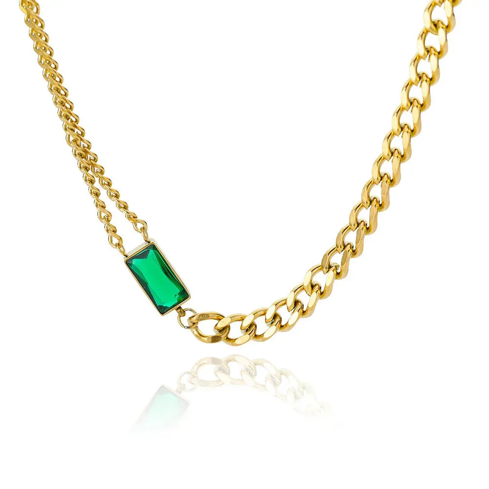 Heart Shaped Titanium Steel Necklace - Viexta