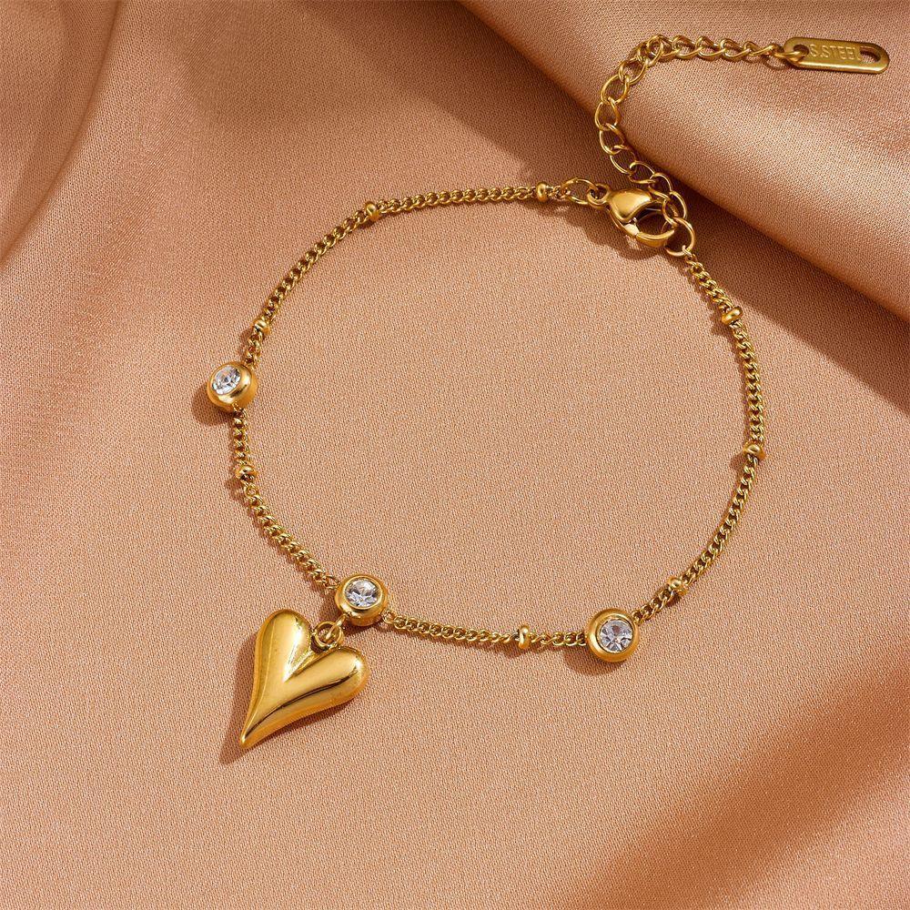 titanium-steel-heart-bracelet - Viexta
