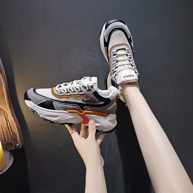 Mesh Breathable Casual Sneakers - Viexta