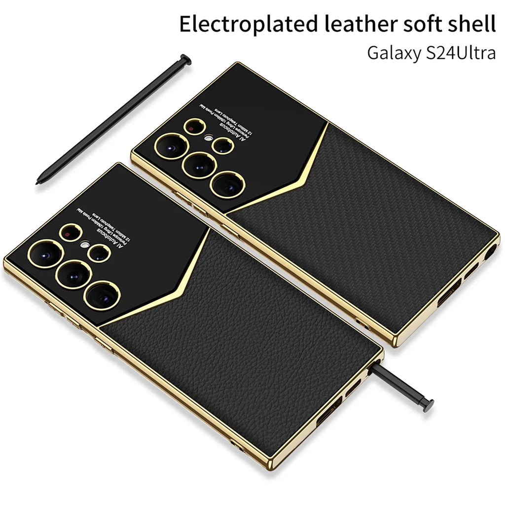 Ultra Thin Anti Drop Carbon Fiber Samsung Case - Viexta