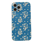 White Fragmented Flower iPhone Case - Viexta
