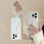 Pearlescent White Chain iPhone Case - Viexta
