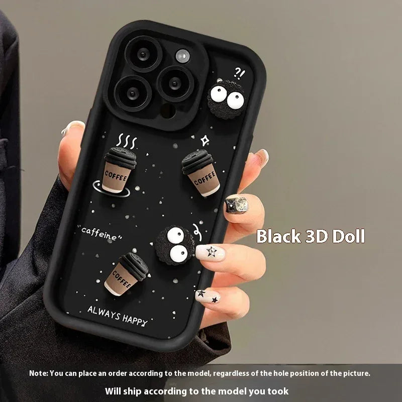 Cute Briquette Biscuit Drop-resistant Soft IPhone Case - Viexta