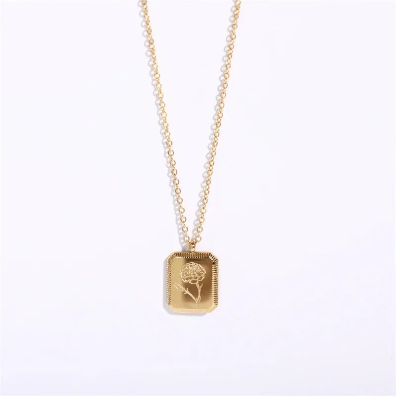 Birth Flower Necklace - Viexta