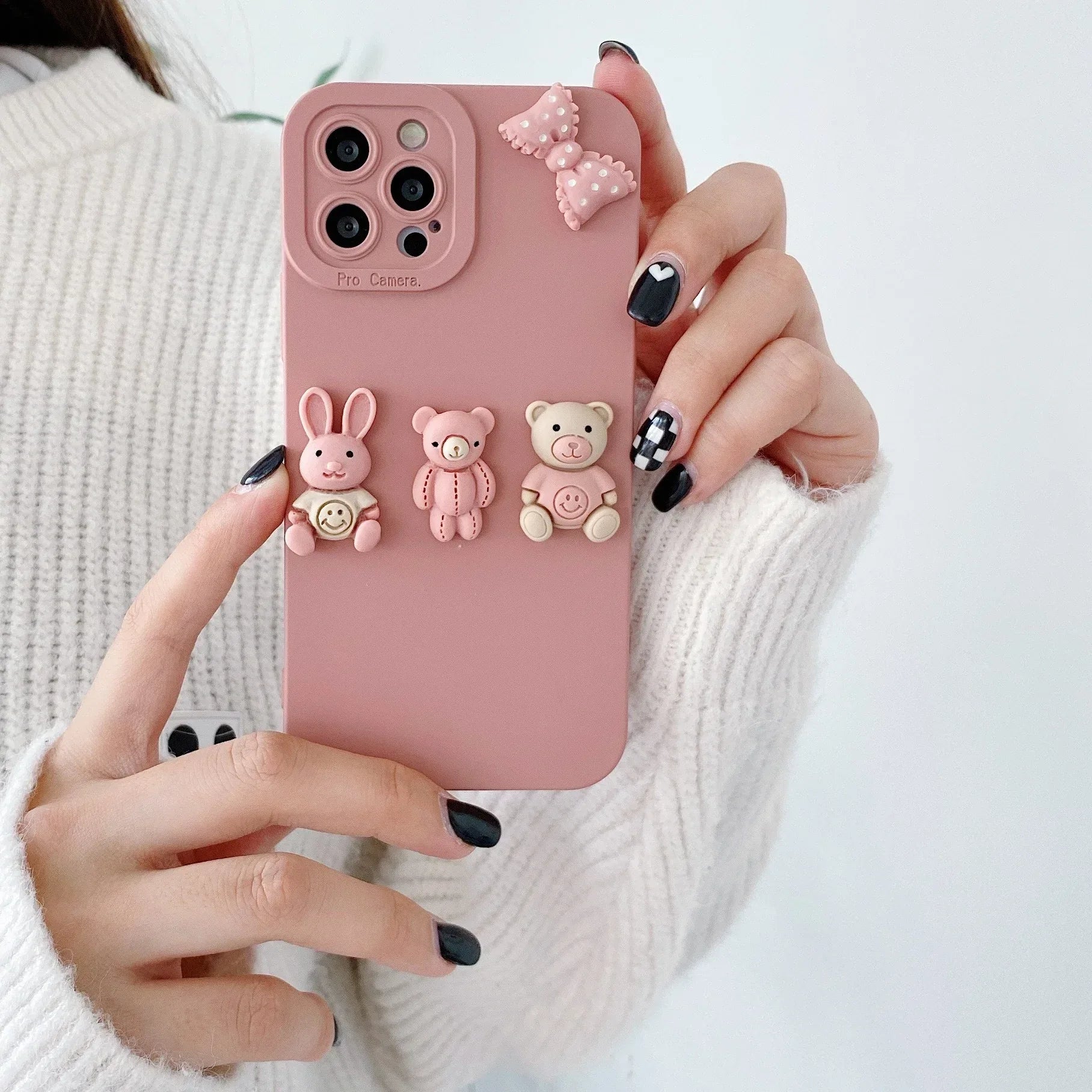 Three-dimensional Bear iPhone Case - Viexta