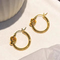 Geometric Knot Bracelet Niche Ear Ring - Viexta
