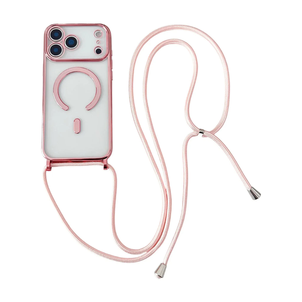 Magnetic Wireless Charging Lanyard iPhone Case - Viexta