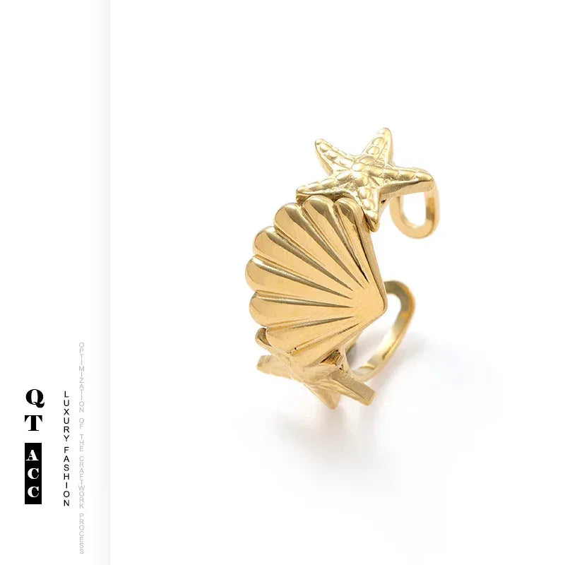 American Retro Stainless Steel Luxe Ring - Viexta