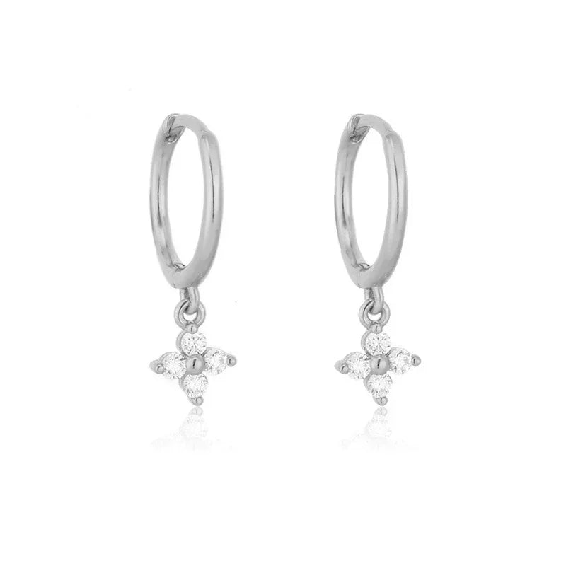 flower-rhinestone-earrings - Viexta