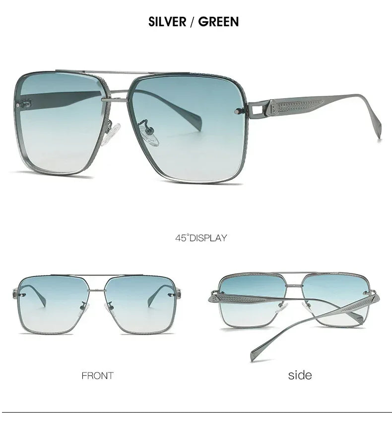 Casual Fashion Metal Frame Sun Glasses - Viexta