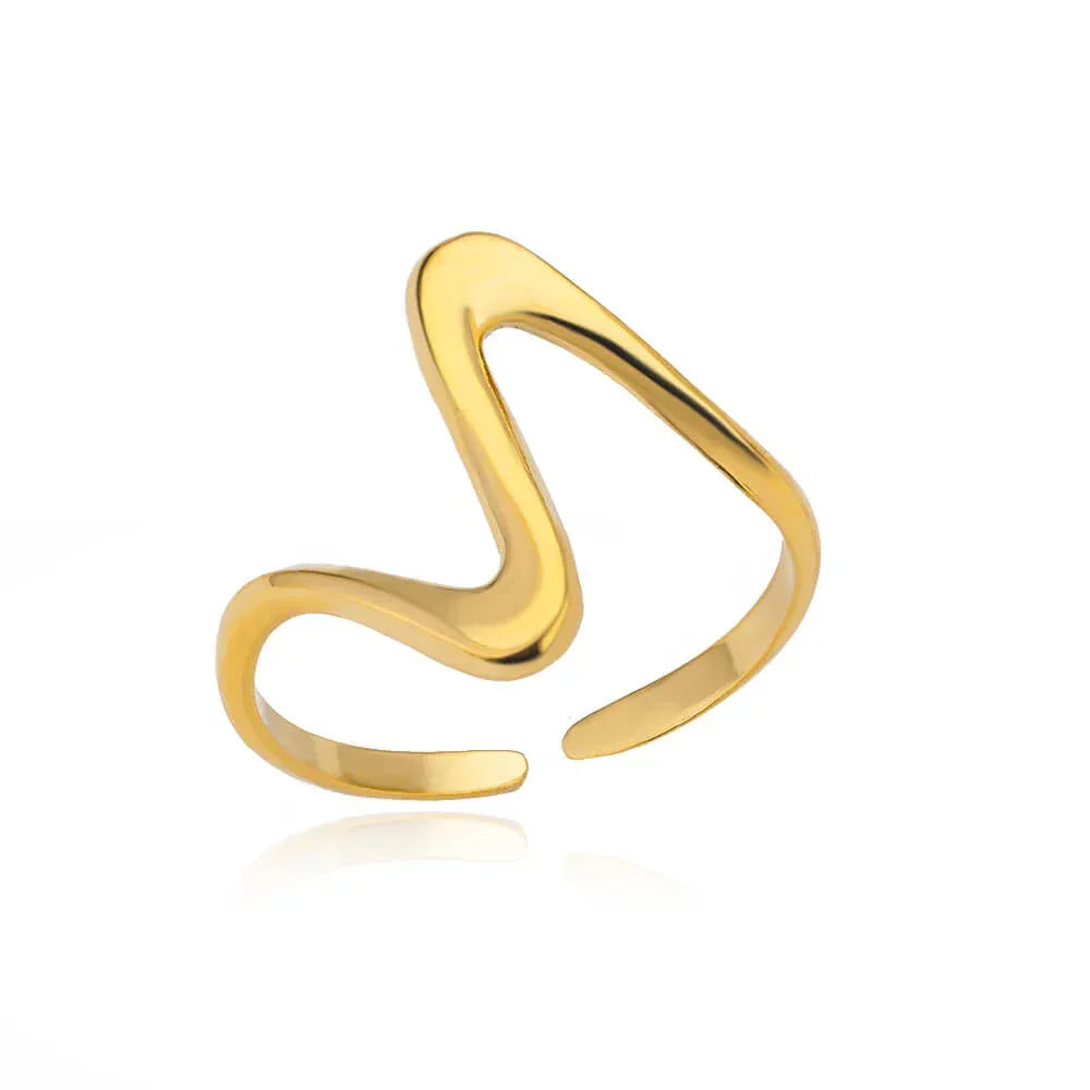 Stainless Steel Pearl Ring - Viexta