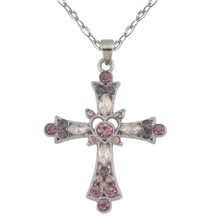 Bohemian Colorful Cross Stainless Steel Chain - Viexta