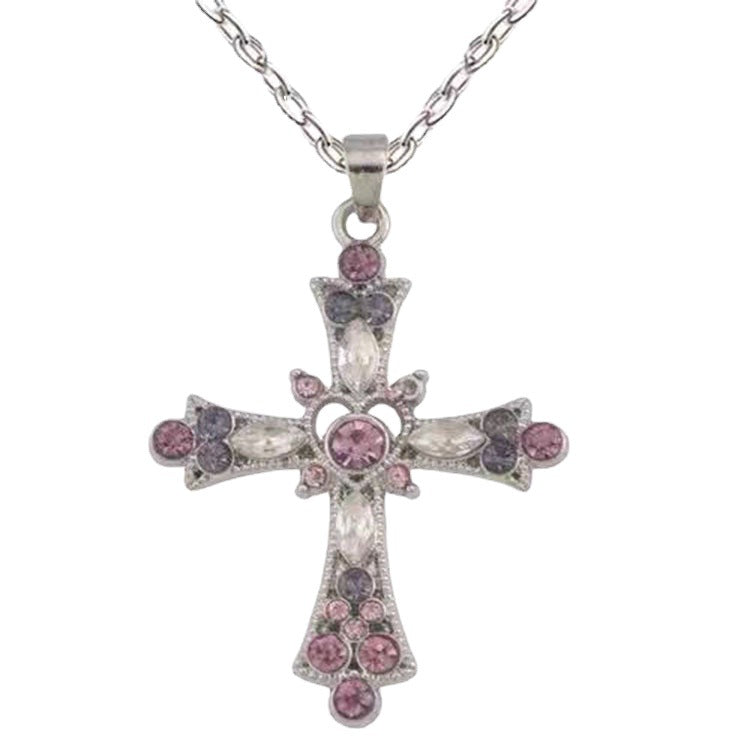 Bohemian Colorful Cross Stainless Steel Chain