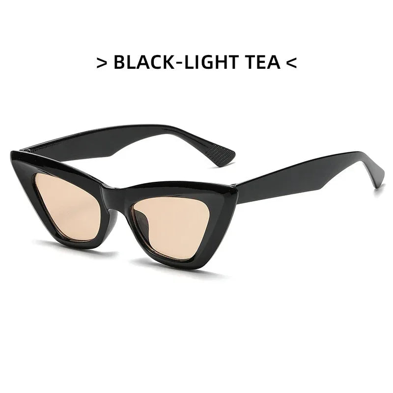 Personalized Triangle Cat Eye Sunglasses - Viexta