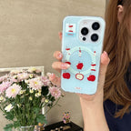 Blue Background Magnetic Pendant iPhone Case