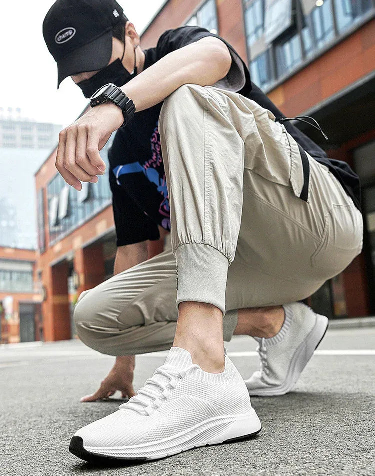 Breathable Casual Hidden Heel Sneaker - Viexta