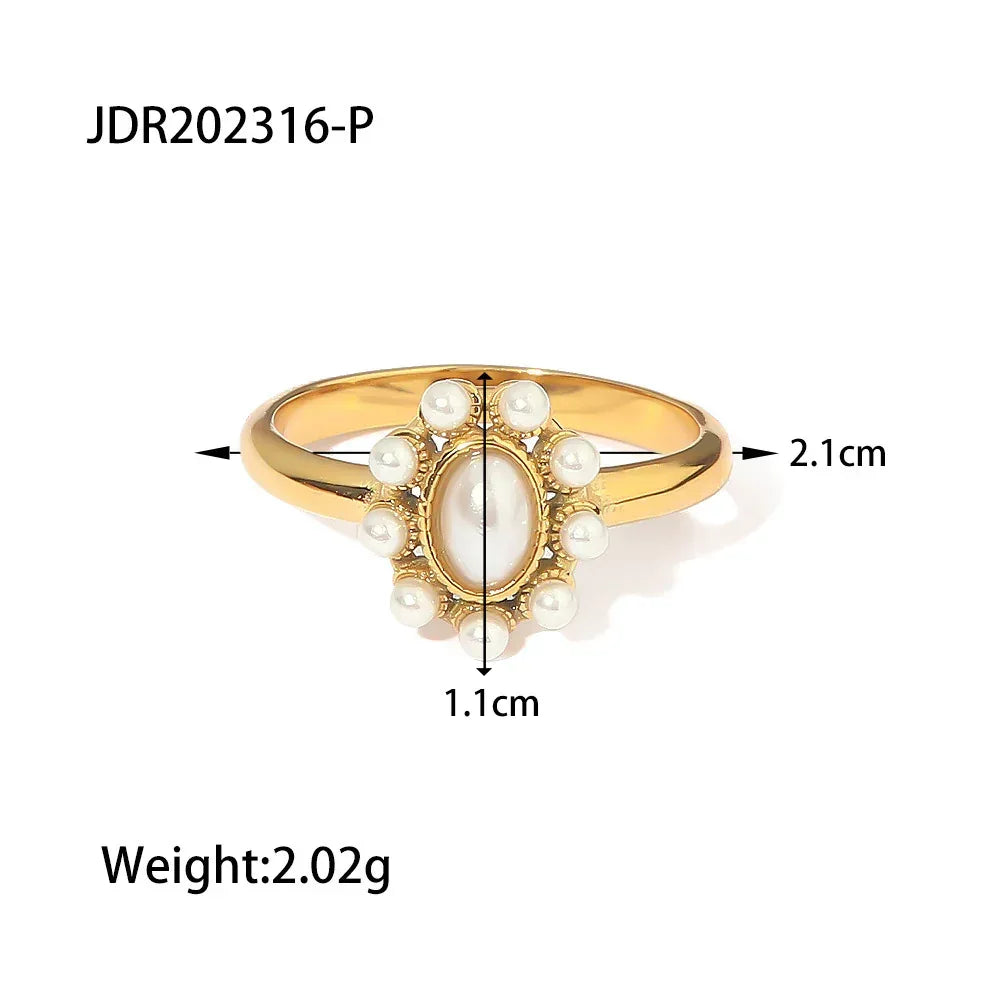 Green Zirconium white Diamond Ring - Viexta