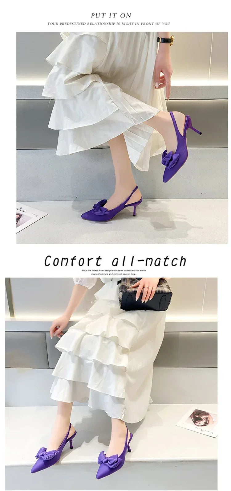 Pointed Thin High Heel - Viexta