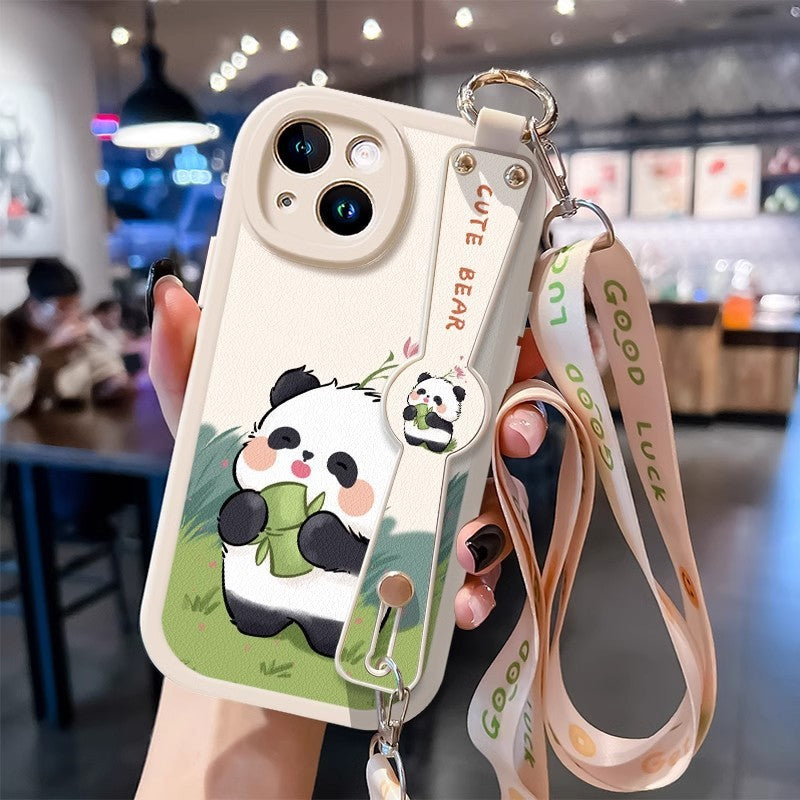 Backable Lambskin Drop-resistant iPhone Cover