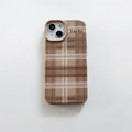 Plaid Letters Luck Phone Case - Viexta